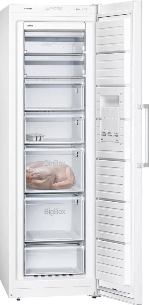 Siemens GS36NVWF0N Dikey Solo Derin Dondurucu Beyaz 5 Çekmeceli