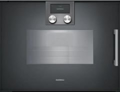Gaggenau  BSP251101 200 Serisi Buharlı Fırın 60 x 45 Cm Kapı Menteşesi Solda Gaggenau Anthracite