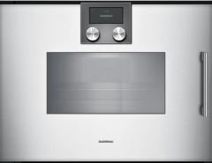 Gaggenau  BSP251131 200 Serisi Buharlı Fırın 60 x 45 Cm Kapı Menteşesi Solda Gaggenau Silver