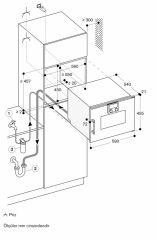 Gaggenau BSP270111 200 Serisi Buharlı Fırın 60 x 45 Cm Kapı menteşesi Sağa Metalik