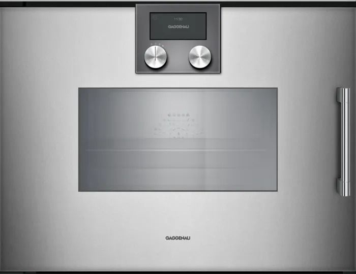 Gaggenau BSP271111 200 Serisi Buharlı Fırın 60 x 45 Cm Kapı Menteşesi Solda Metalik