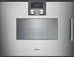 Gaggenau BSP271111 200 Serisi Buharlı Fırın 60 x 45 Cm Kapı Menteşesi Solda Metalik