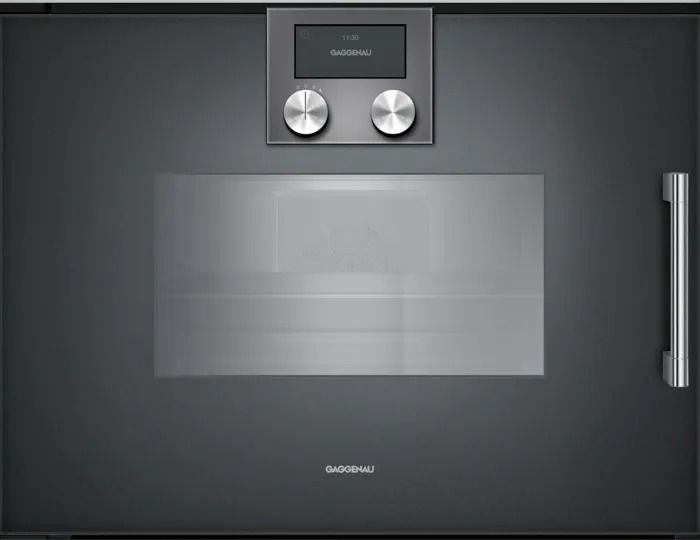 Gaggenau BSP261101 200 Serisi Buharlı Fırın 60 x 45 Cm Kapı Menteşesi Solda Gaggenau Anthracite