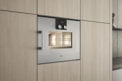 Gaggenau BSP261131 200 Serisi Buharlı Fırın 60 x 45 Cm Kapı Menteşesi Solda Gaggenau Silver