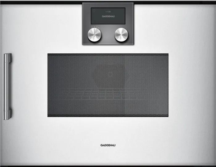 Gaggenau BMP250130 200 serisi Kombine Özellikli Mikrodalga Fırın 60 x 45 Cm Kapı Menteşesi Sağa Gümüş