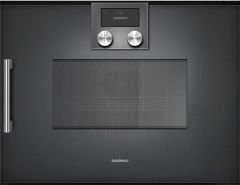 Gaggenau BMP250100 200 serisi Kombine Özellikli Mikrodalga Fırın 60 x 45 Cm Kapı Menteşesi Sağa Antrasit