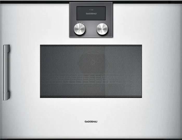 Gaggenau BMP250110 200 serisi Kombine Özellikli Mikrodalga Fırın 60 x 45 Cm Kapı Menteşesi Sağa Metalik