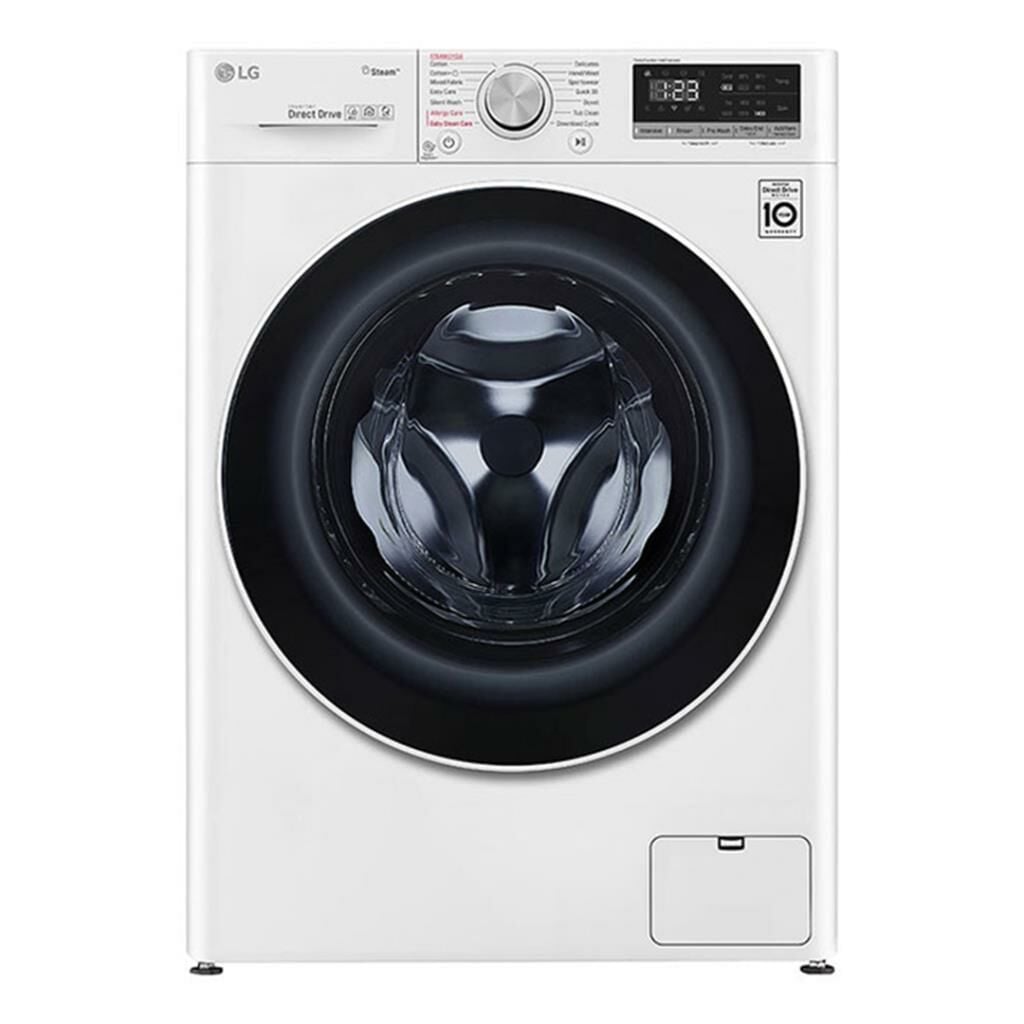 LG F4V3VRW0WE Kurutmalı Çamaşır Makinesi Buharlı 9/6 kg Beyaz