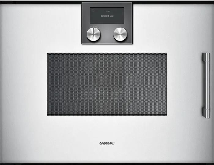 Gaggenau BMP251130 200 serisi Kombine Özellikli Mikrodalga Fırın 60 x 45 Cm Kapı Menteşesi Solda Gümüş