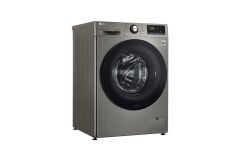 LG F4V3VYWKPE Çamaşır Makinesi 9 Kg Yıkama 1400 Devir Buharlı Metalik Gri