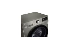LG F4V3VYWKPE Çamaşır Makinesi 9 Kg Yıkama 1400 Devir Buharlı Metalik Gri