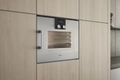 Gaggenau BMP251110 200 serisi Kombine Özellikli Mikrodalga Fırın 60 x 45 Cm Kapı Menteşesi Solda Metalik