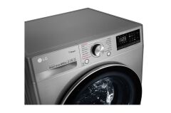 LG F4V3VRWKPE Kurutmalı Çamaşır Makinesi Buharlı 9/6 Kg Metalik Gri