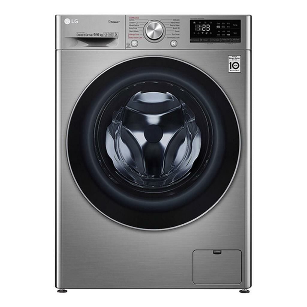 LG F0L9DGP2S Kurutmalı Çamaşır Makinesi Buharlı 14/8 Kg Metalik Gri