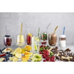 Zwilling 395001140 Çift Camlı Kulplu 2'li Latte Bardağı Seti