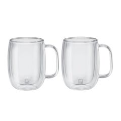 Zwilling 395001120 Çift Camlı Kulplu 2'li Kahve Bardağı Seti
