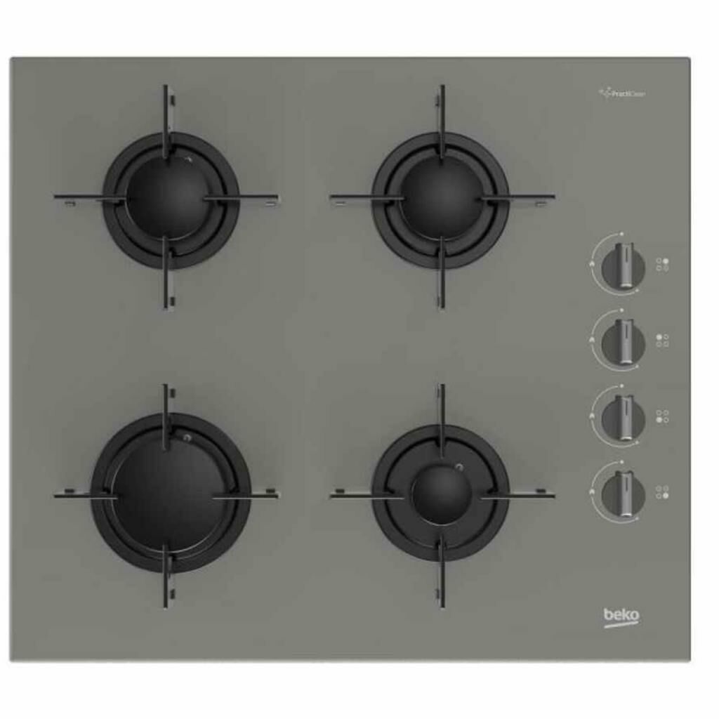 Beko BOCD T 6010 EG Ankastre Gazlı Ocak Gri Cam