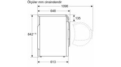 Siemens WQ44G2CTTR iQ500 Isı Pompalı Kurutma Makinesi 9 kg Gümüş