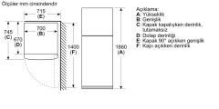 Siemens KD55NNLF1N Üstten Donduruculu Buzdolabı Inox