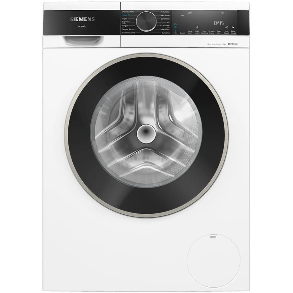 Siemens WG52A2F0TR iQ500 Çamaşır Makinesi 10 kg 1200 dev./dak. Beyaz