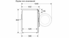 Siemens WG54A2Z0TR iQ300 Çamaşır Makinesi 10 kg 1400 dev./dk.
