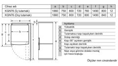 Siemens KG76NVIE0N iQ300 Alttan Donduruculu Buzdolabı Inox