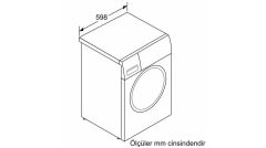 Siemens WG42A2ZXTR iQ300 Çamaşır Makinesi 9 kg 1200 dev./dak. Gümüş