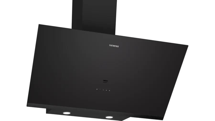 Siemens LC97KPJ60T iQ500 Duvar Tipi Davlumbaz 90 cm Siyah Cam