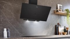 Siemens LC97KPJ60T iQ500 Duvar Tipi Davlumbaz 90 cm Siyah Cam