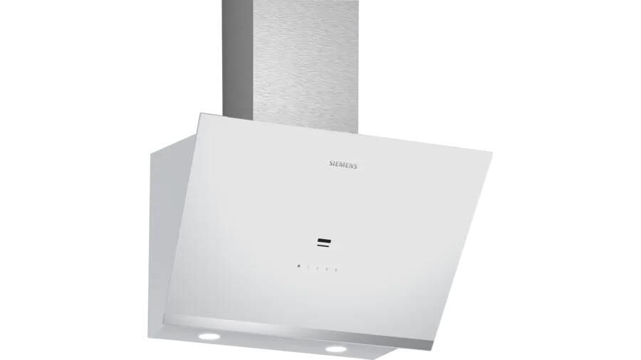 Siemens LC67KPJ20T iQ500 Duvar Tipi Davlumbaz 60 cm Beyaz Cam Yüzey