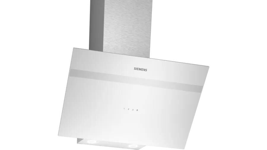 Siemens LC64KPJ20T iQ100 Duvar Tipi Davlumbaz 60 cm Beyaz Cam Yüzey