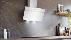 Siemens LC64KPJ20T iQ100 Duvar Tipi Davlumbaz 60 cm Beyaz Cam Yüzey