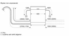 Siemens SN23HW62MT iQ500 Solo Bulaşık Makinesi 6 Program Beyaz