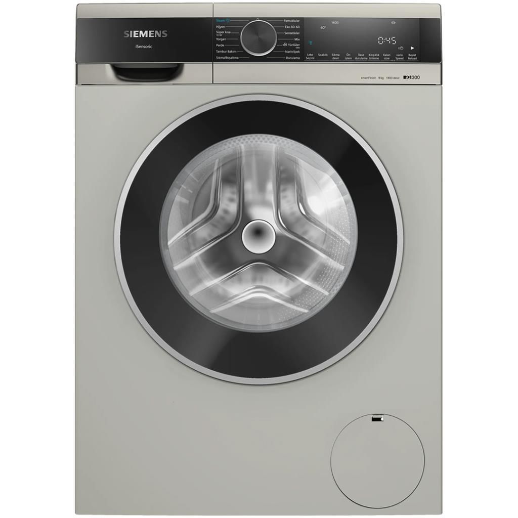 Siemens WG44A2ZXTR iQ300 Çamaşır Makinesi 9 kg 1400 dev./dak. Gümüş