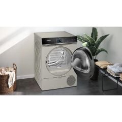 Siemens WQ45B2AXTR  iQ700 Isı Pompalı Kurutma Makinesi Gümüş
