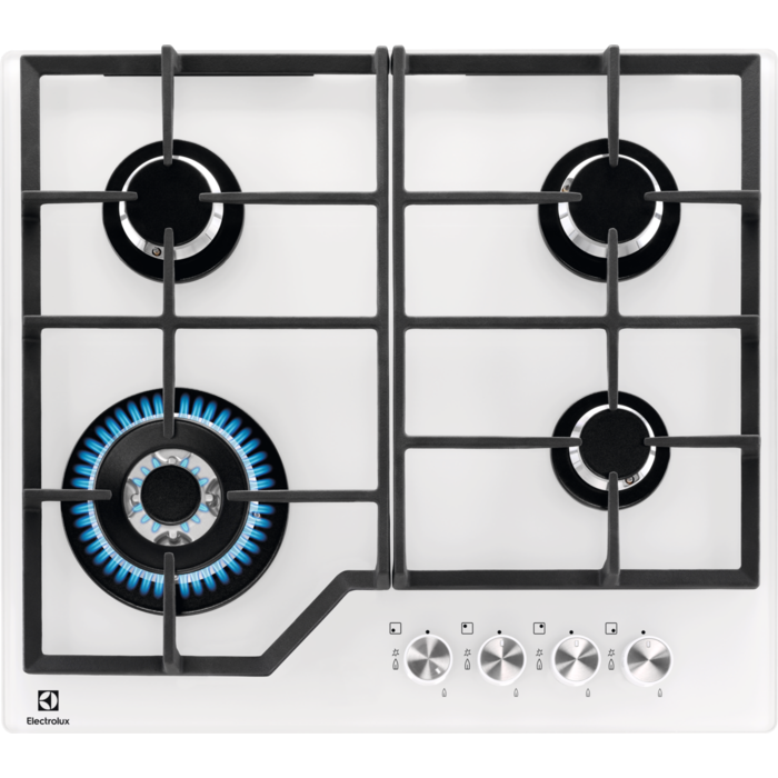 Electrolux KGG6436W 60 cm Cam Gazlı Ocak