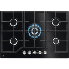 Electrolux KGG7536K 75 cm Cam Gazlı Ocak