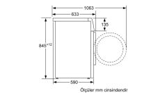 Siemens WM12N180TR iQ100 Çamaşır Makinası 8 kg 1200 dev./dak. Beyaz