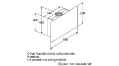Siemens LC97FVW60 iQ700 Duvar Tipi Davlumbaz Siyah
