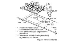 Siemens ER7A6RD70 iQ700 Ankastre Gazlı Ocak