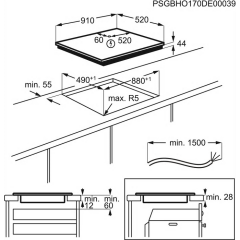 Electrolux EIV9467 90 cm Indüksiyon Ocak