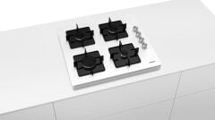 Siemens EO0C2PO12O iQ100 Set Üstü Gazlı Ocak Beyaz