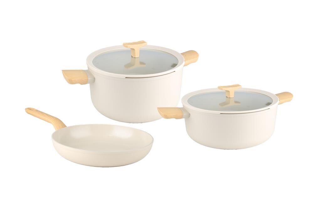 Berghoff Leo Balance Sage 5 Parça Tencere Seti Krem
