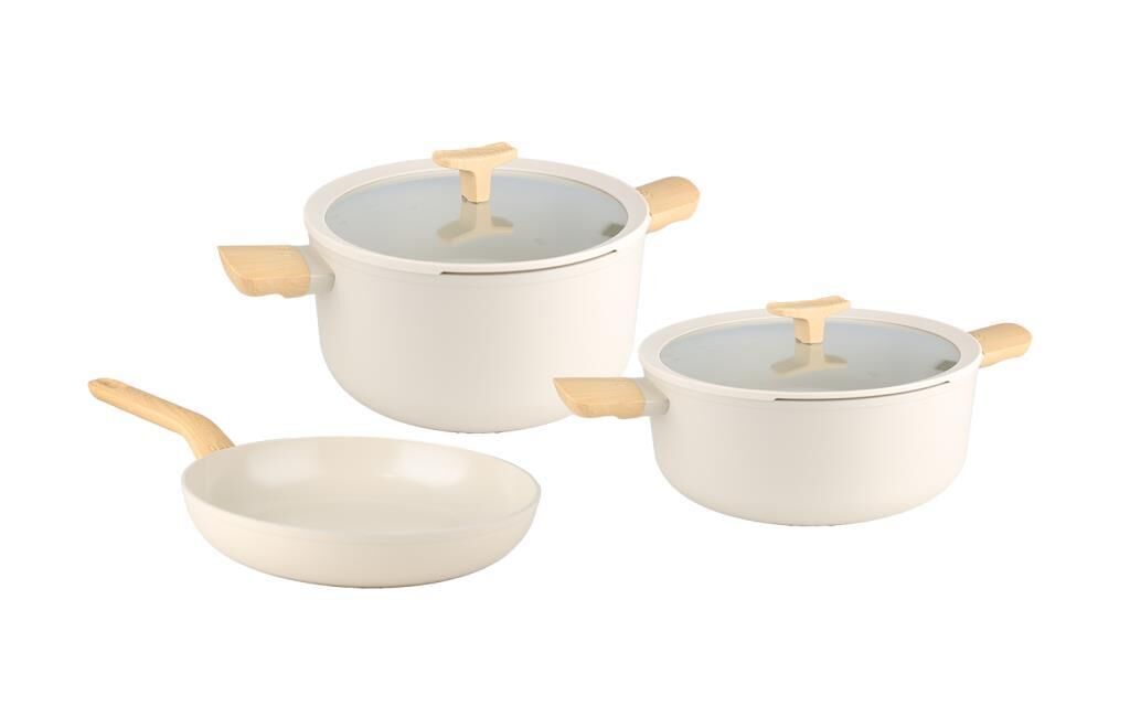 Berghoff Leo Balance Sage 5 Parça Tencere Seti Krem