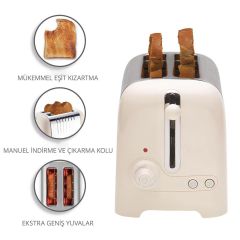 Dualit 26273 Lite 2 Hazneli Ekmek Kızartma Makinesi