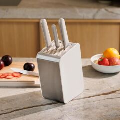 Berghoff 9800227  Home Elements Dikdörtgen Bıçak Blok Mushroom