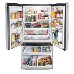 io mabe IWO19 JSPFSS Alttan Donduruculu Çelik Buzdolabı 527 Litre
