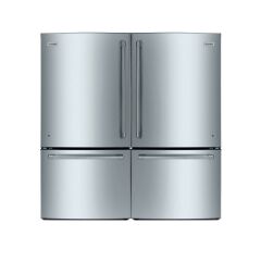 io mabe Twin Pro Alttan Donduruculu Çelik Kaplamalı 4 Kapılı Buzdolabı 1060 Litre