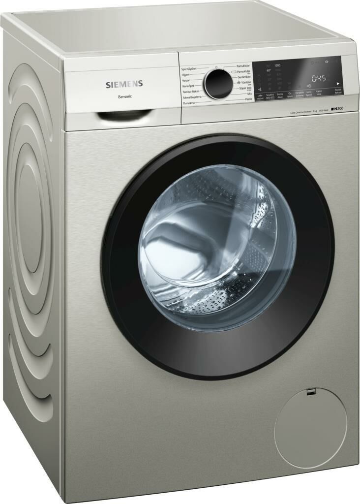 Siemens WG42A1XVTR iQ300 Çamaşır Makinesi 9 kg Silver, 1200 dev./dak