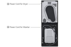 LG Washtower W4W8BVKK2HM 1400 Devir 12 kg / 10 kg Kurutmalı Çamaşır Makinesi